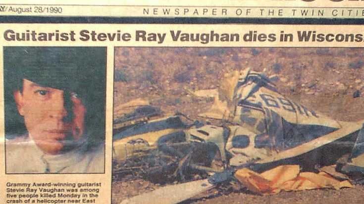 SRV Death Newspaper Report