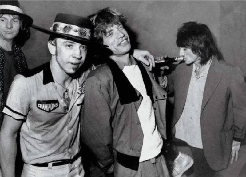 SRV with the Rolling Stones