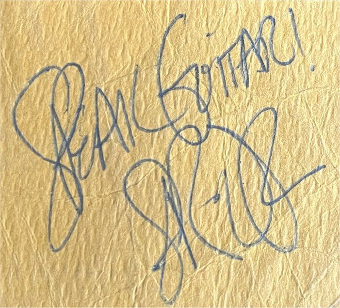 Stevie Ray Vaughan Autograph