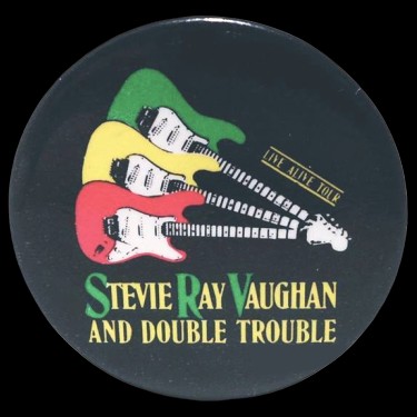 Steve Ray Vaughan Live Alive Tour Badge