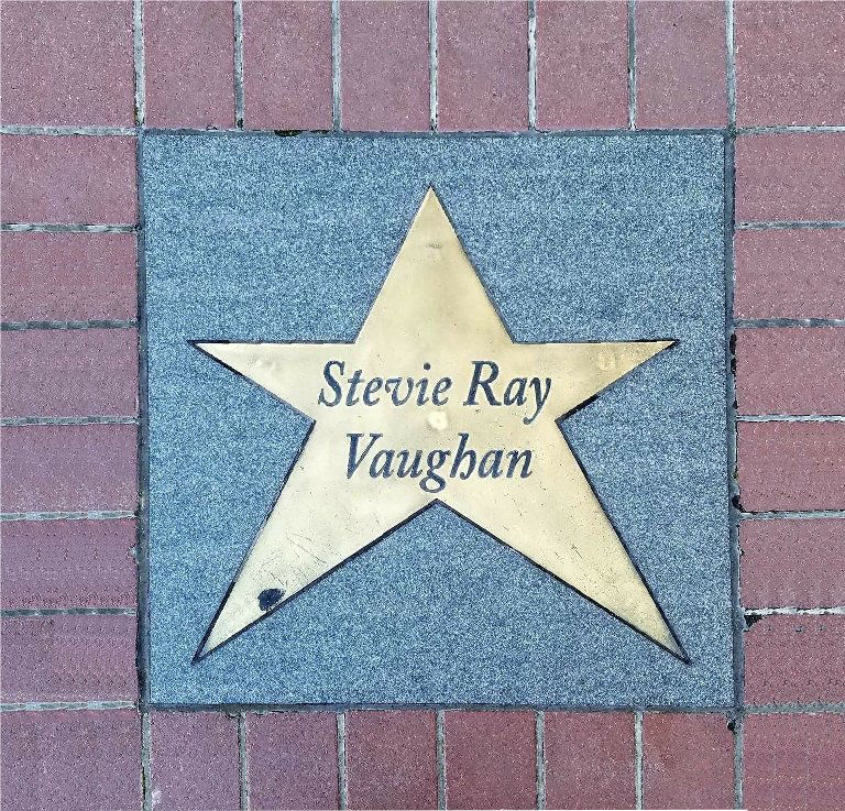 Stevie Ray Vaughan - Beale Street Memphis - Sidewalk Star