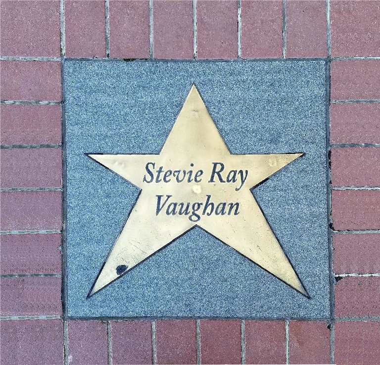 Stevie Ray Vaughan - Beale Street Memphis - Sidewalk Star