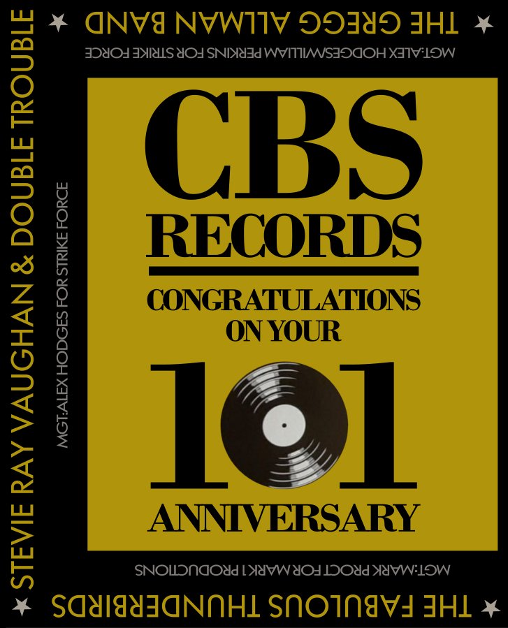 Columbia CBS 101st Anniversary Poster