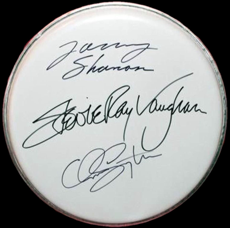 Stevie Ray Vaughan Drum Skin