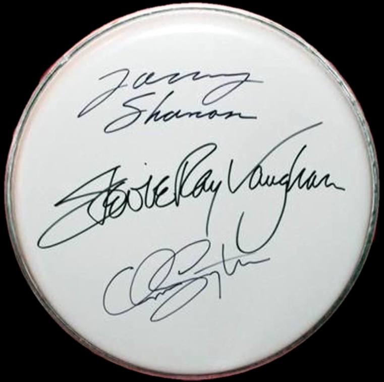 Stevie Ray Vaughan Drum Skin