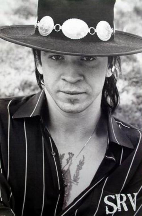 Stevie Ray Vaughan Epic Records Promo Poster