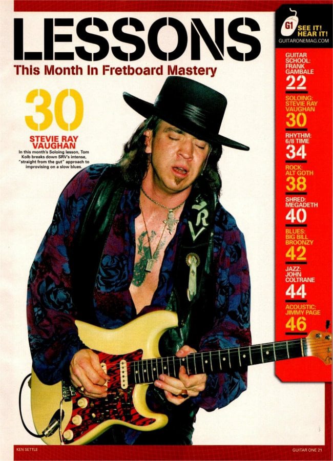 Guitar One Magazine - Lessons Section