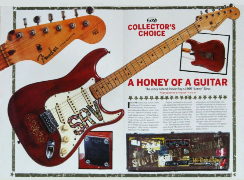Guitar World Lenny Stratocaster Poster