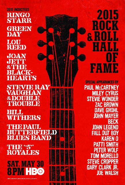 2015 Rock and Roll Hall of Fame Poster