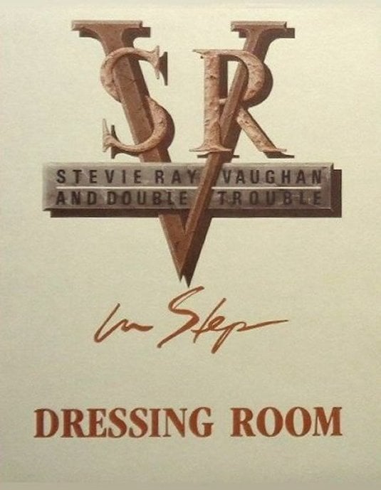 In Step Tour Dressing Room Sign
