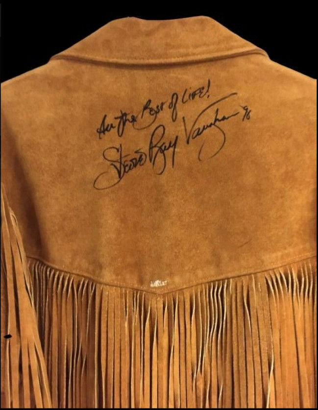 Stevie Ray Vaughan Autographed Jacket