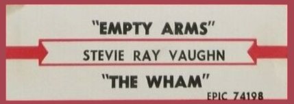 Stevie Ray Vaughan Jukebox Label