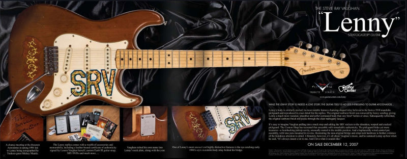 2007 Lenny Tribute Stratocaster Brochure
