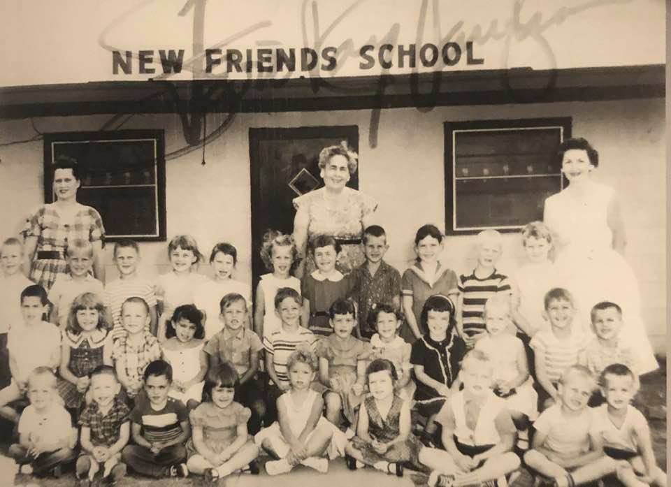Stevie at School (middle row, 6th from left)
