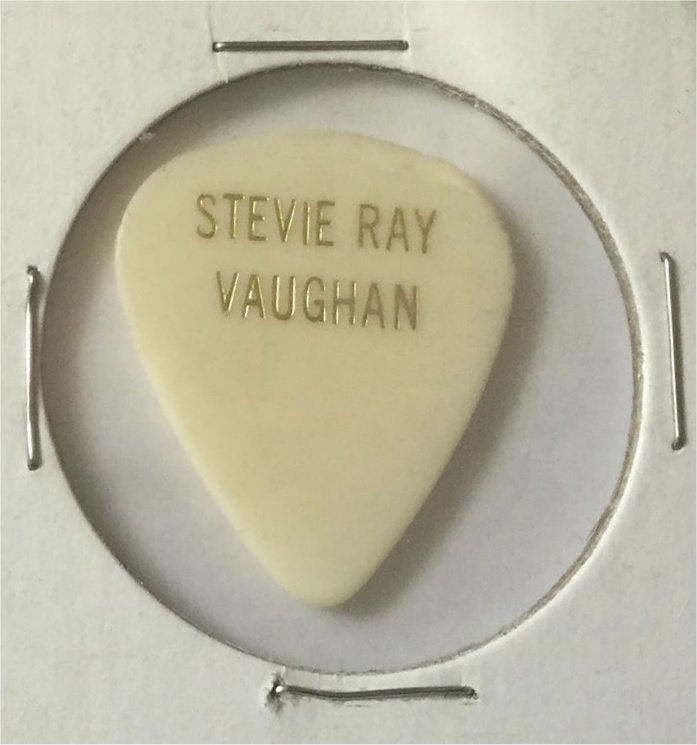 Stevie Ray Vaughan - Worn Guitar Pick