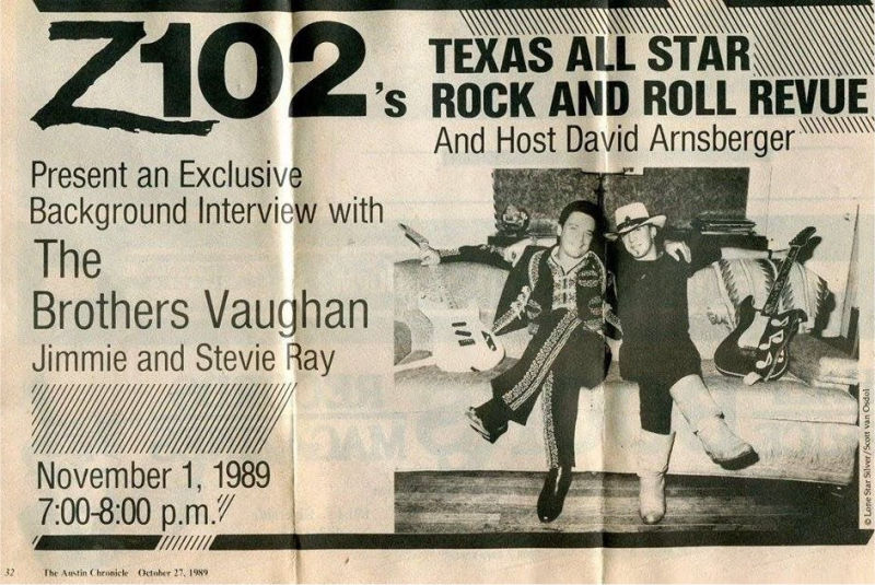 Austin Chronicle Advert for Radio Interview