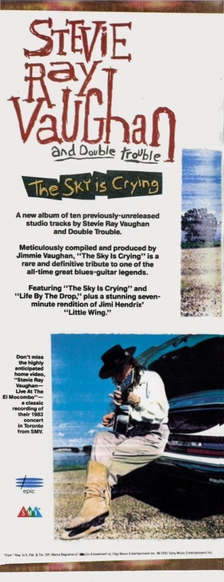 The Sky is Crying Poster Advert