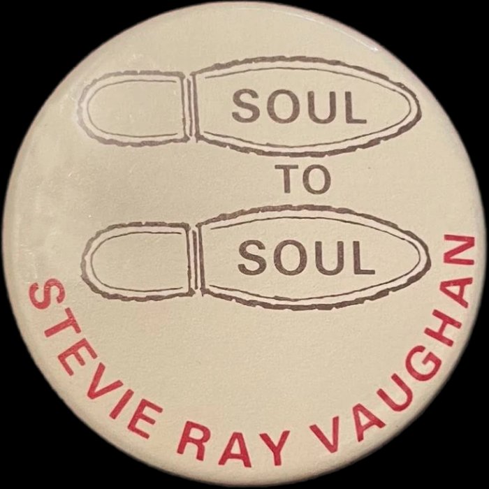 Stevie Ray Vaughan Soul to Soul Badge