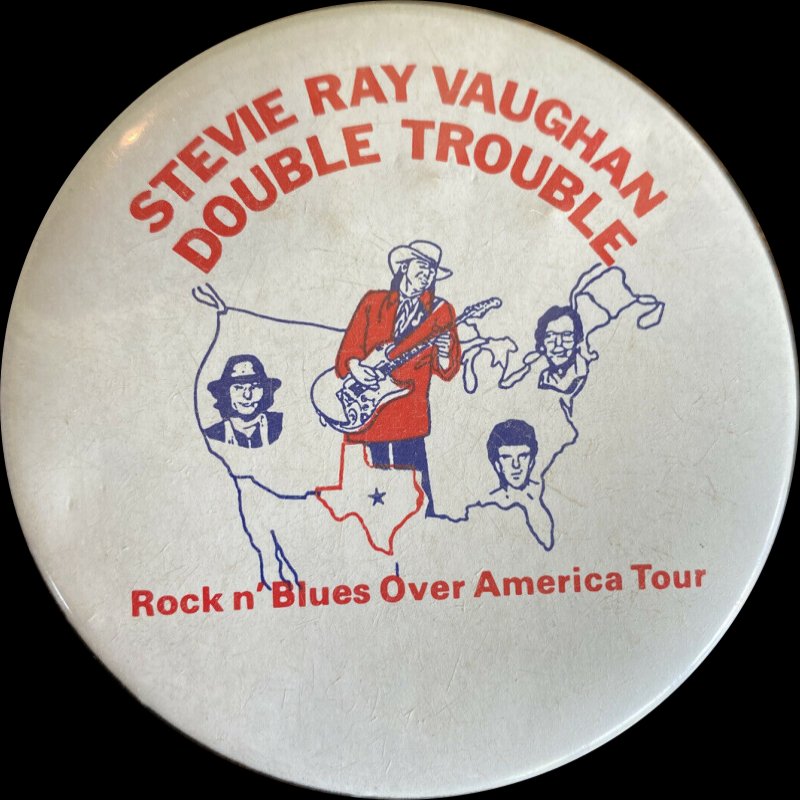 Steve Ray Vaughan Soul to Soul Tour Badge