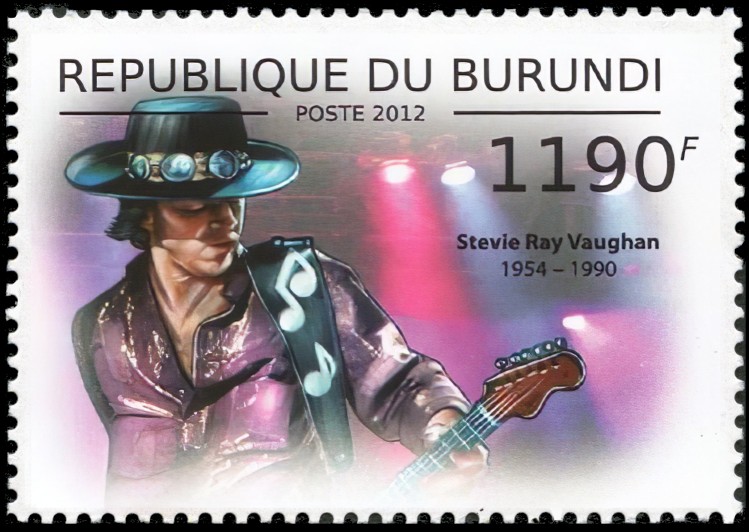 Stevie Ray Vaughan Postage Stamp
