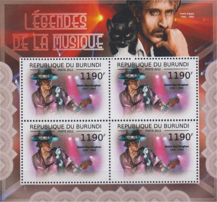 Stevie Ray Vaughan Postage Stamp