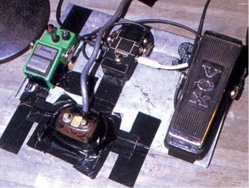 Stevie Ray Vaughan Pedal Board