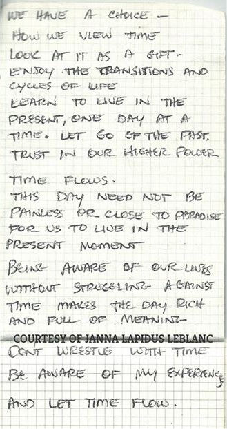 Stevie Ray Vaughan Handwritten Note