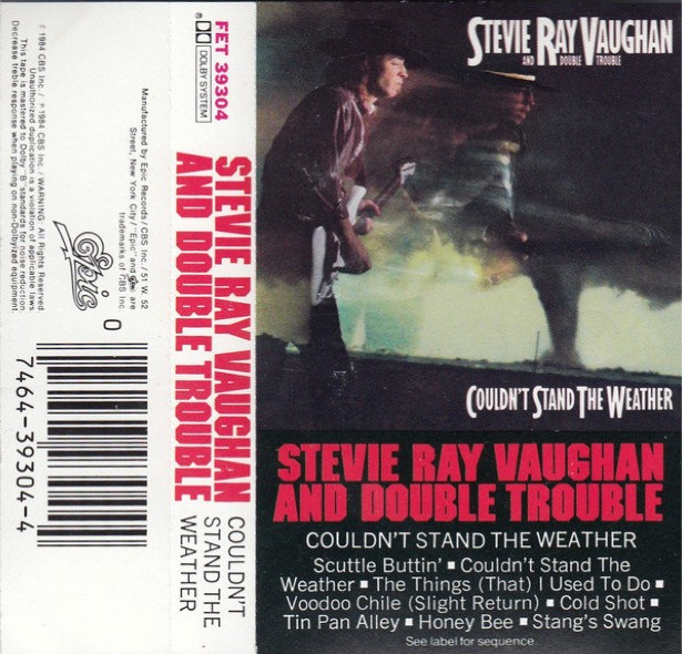 Stevie Ray Vaughan - Couldn't Stand the Weather Cassette
