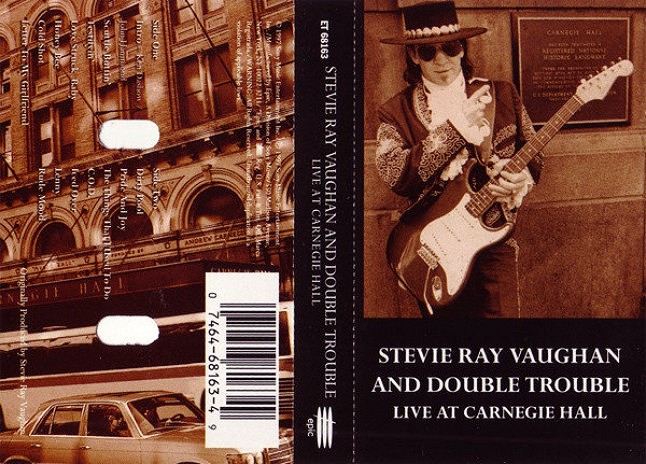 Stevie Ray Vaughan - Live at Carnegia Hall Cassette