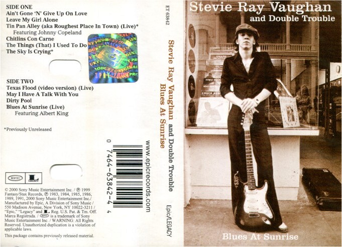 Stevie Ray Vaughan - Blues at Sunrise Cassette