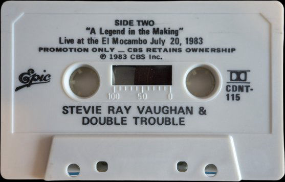 Stevie Ray Vaughan - A Legend in the Making Canadian Cassette Promo