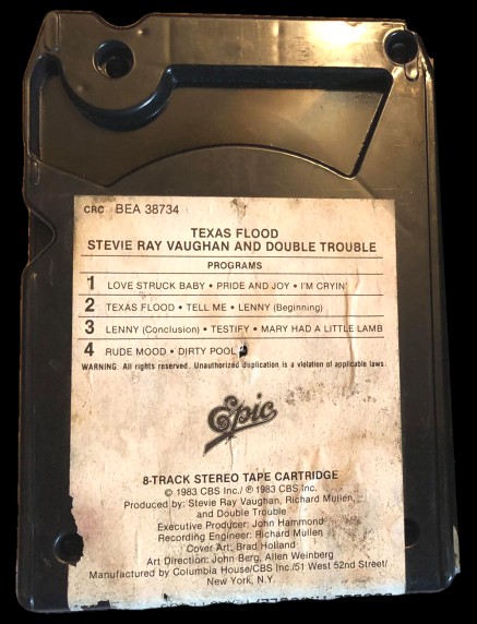 Stevie Ray Vaughan - Texas Flood 8-Track Cartridge