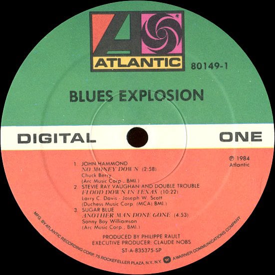 Stevie Ray Vaughan - Blues Explosion US Promo