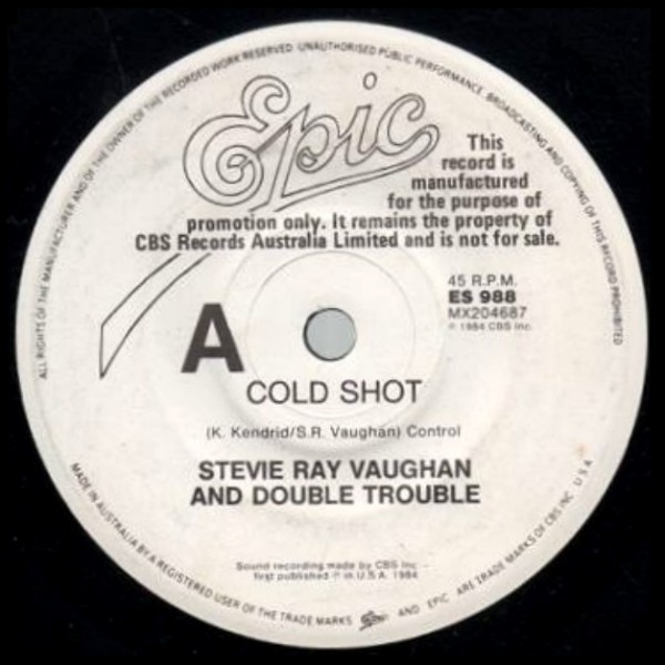 Stevie Ray Vaughan - Cold Shot AUSL Promo
