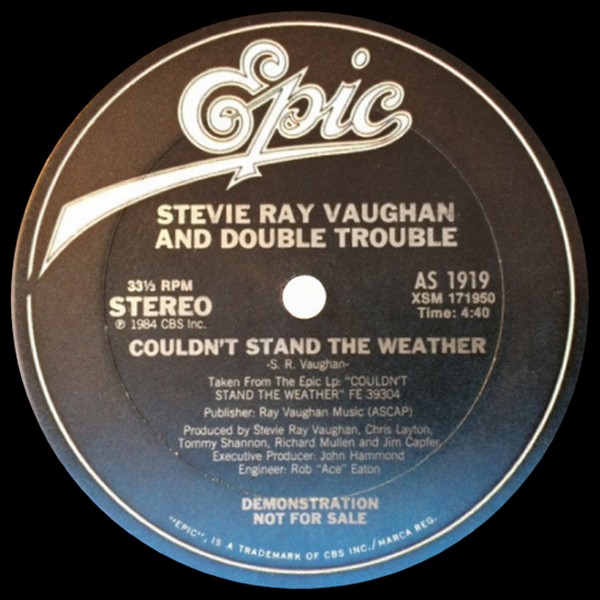 Stevie Ray Vaughan - Couldn't Stand the Weather US Promo