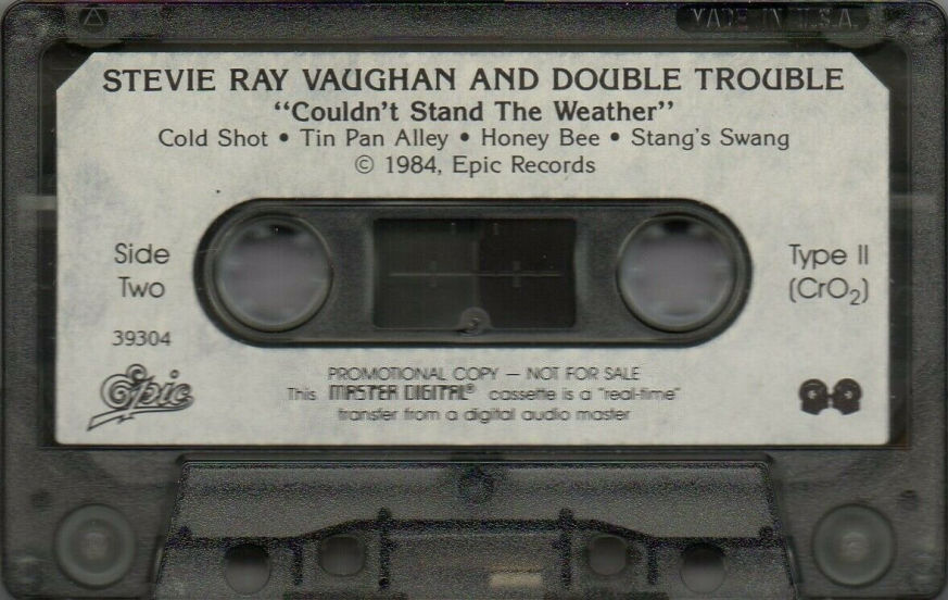 Stevie Ray Vaughan - Couldn't Stand the Weather Promo Cassette