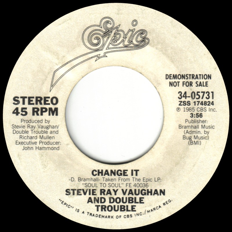 Stevie Ray Vaughan - Change It US Promo