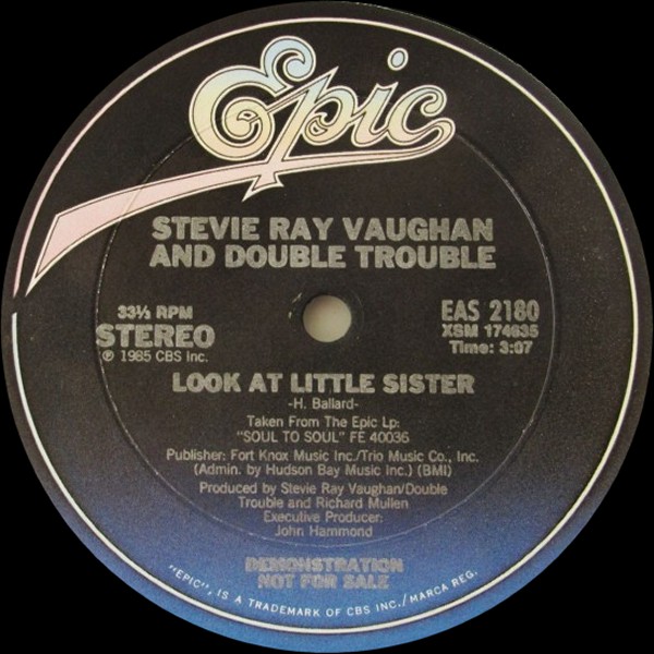 Stevie Ray Vaughan - Look at Little Sister US 12 inch Promo
