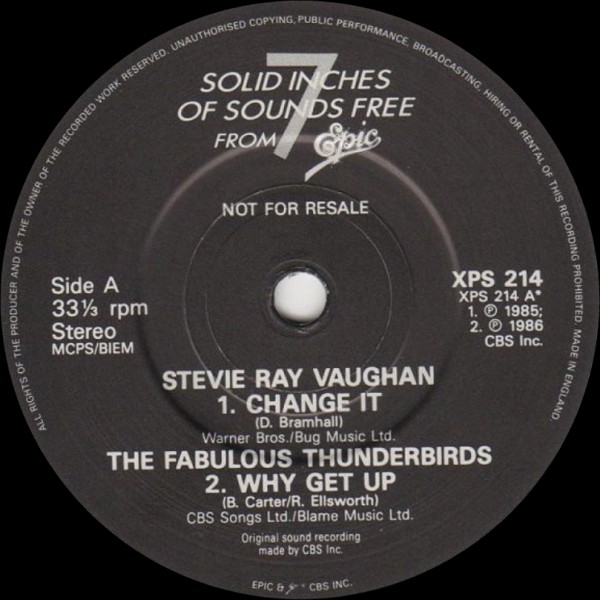 Stevie Ray Vaughan - Sounds Free UK Promo