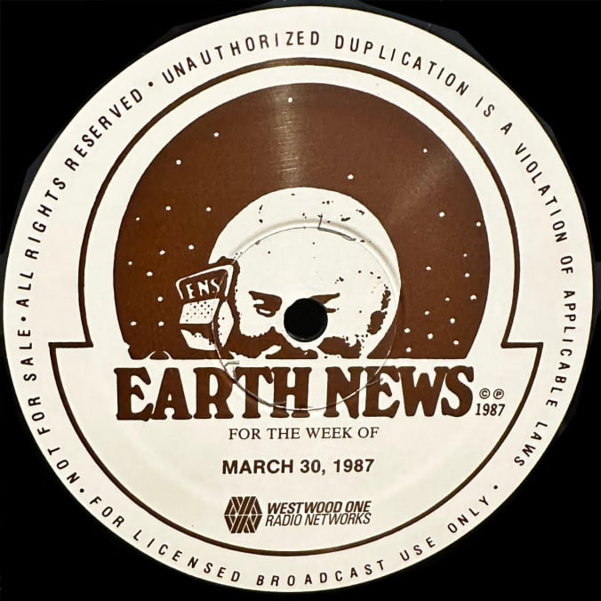 1987 Westwood One Earth News Radio Show