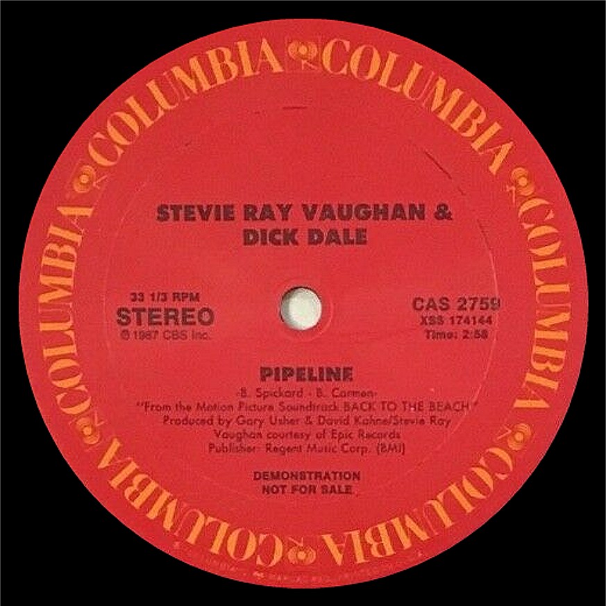 Stevie Ray Vaughan - Pipeline US 12 inch Promo