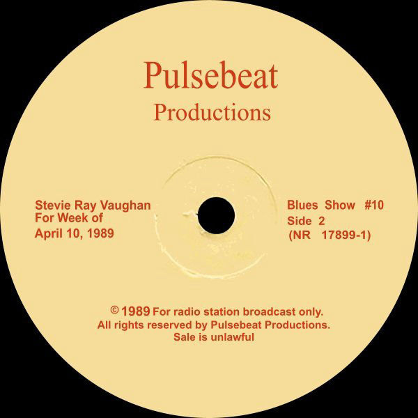 Stevie Ray Vaughan - Pulsebeat Radio Show 1989
