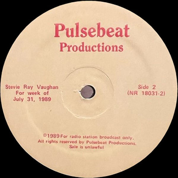 Stevie Ray Vaughan - Pulsebeat Radio Show 1989