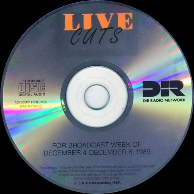 Stevie Ray Vaughan - DIR Live Cuts Radio Show 1989