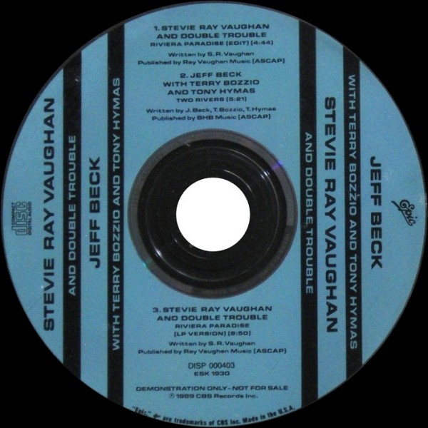 Stevie Ray Vaughan - Riviera Paradise US Promo