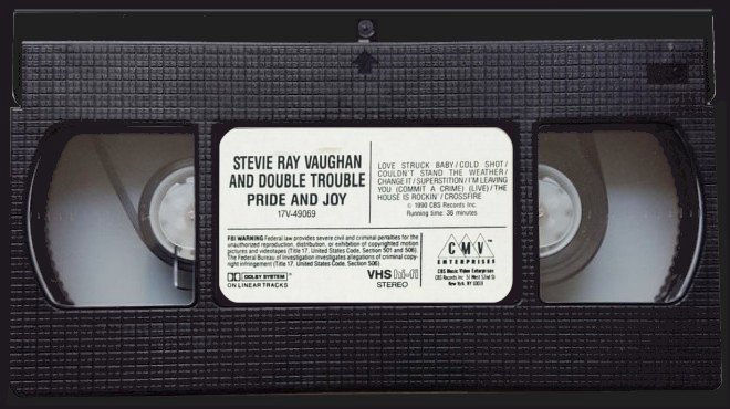 Stevie Ray Vaughan - Pride and Joy VHS