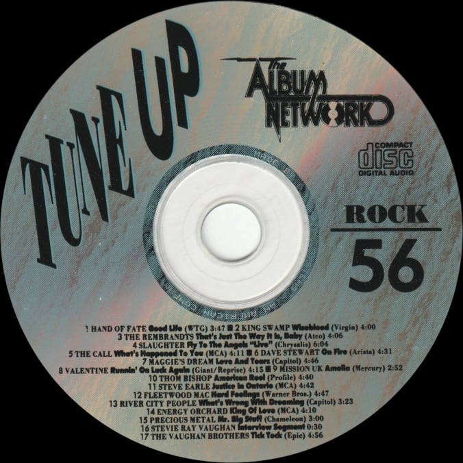 Stevie Ray Vaughan - Tune Up Rock No 56 US Promo