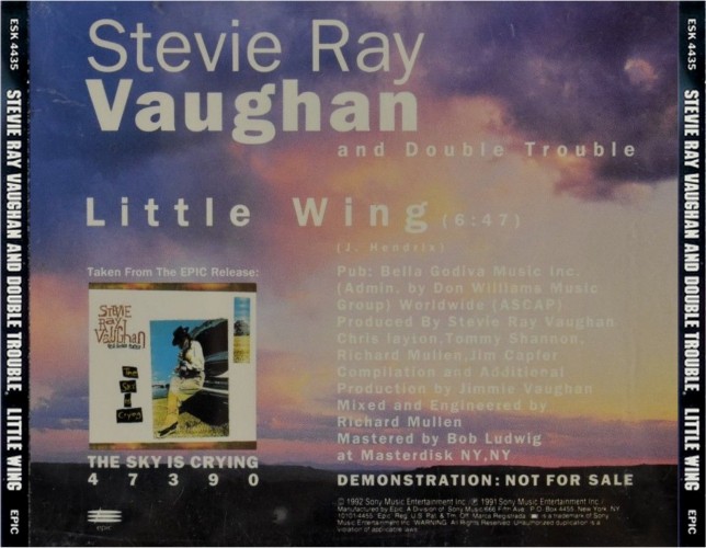 Stevie Ray Vaughan - Little Wing US Promo