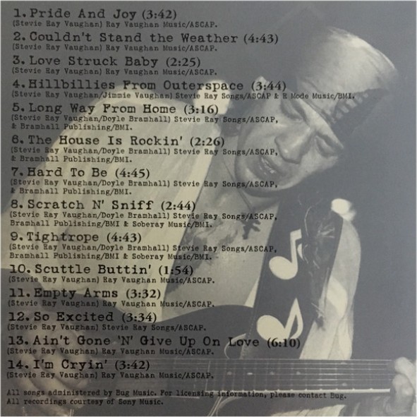 Stevie Ray Vaughan - Bug Songwriter US Promo