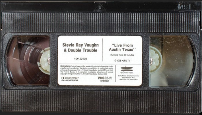 Stevie Ray Vaughan - Live from Austin, Texas VHS